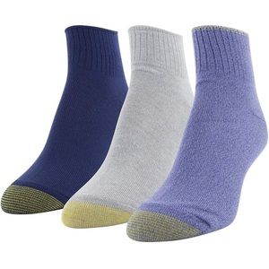 ✌🏼3/$30✌🏼GoldToe Ultra Soft French Quarter 3pk